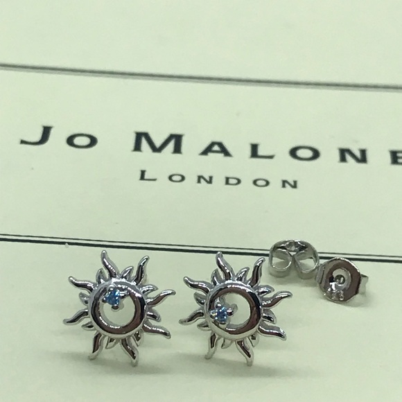 Sterling Silver 925 CZ Stud Earrings - Picture 2 of 4